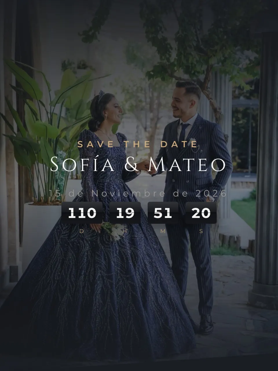 Plantilla de invitación Boda moderna