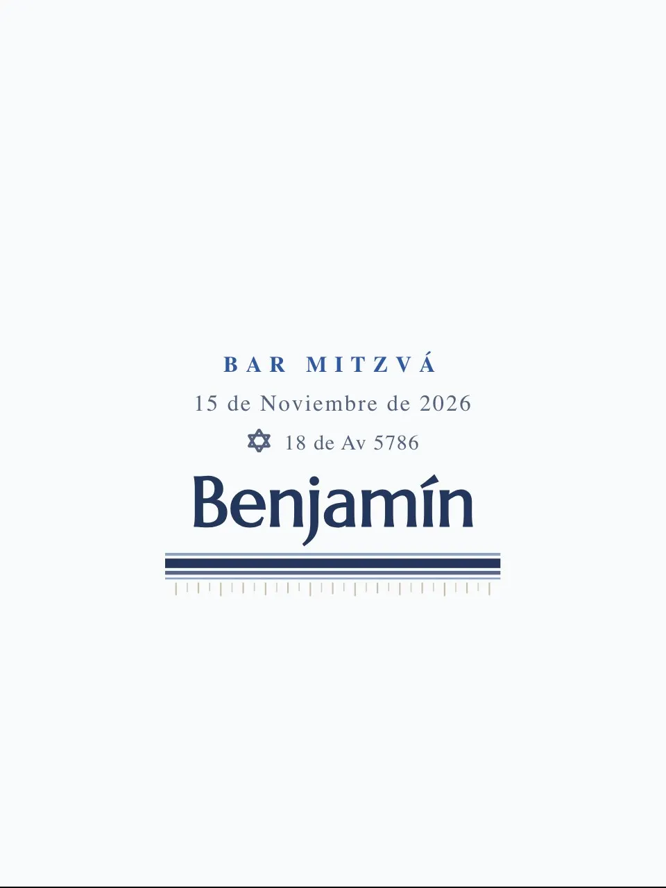 Plantilla de invitación El manto